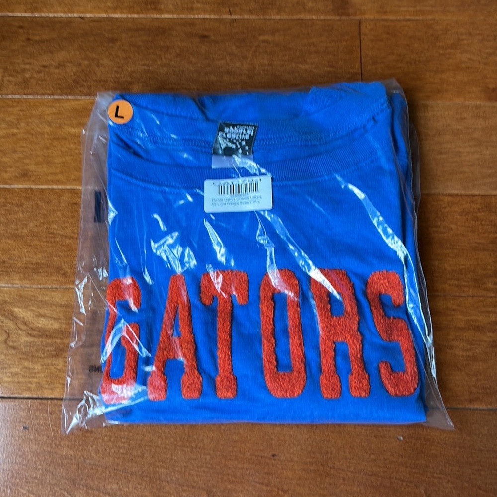 Florida Gators Chenille Lettering Light Weight Sweatshirt Size Large - Picture 8 of 8